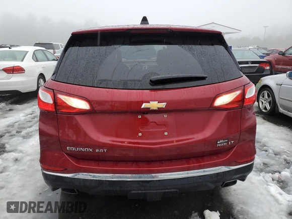 2018 Chevrolet Equinox LT with VIN 2GNAXTEX8J6189035, listed as a Copart auction lot 43597135 with 48,804 mi miles and Salvage Title. Bid and sale history available at carsss.com. Image 6.