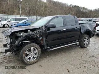 2024 Ford Ranger XLT with VIN 1FTER4HH6RLE58795, listed as a Copart auction lot 83867424 with 491 mi miles and Salvage Title. Bid and sale history available at carsss.com. Image 1.