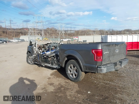 2017 Ford F-150 XL with VIN 1FTEW1CP7HKC60057, listed as a IAAI auction lot 41440464 with 1 mi miles. Bid and sale history available at carsss.com. Image 3.