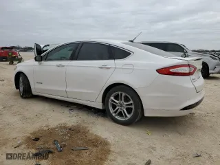 2015 Ford Fusion Titanium Hybrid with VIN 3FA6P0RU5FR225122, listed as a Copart auction lot 46176095 with 144,749 mi miles and Salvage Title. Bid and sale history available at carsss.com. Image 2.