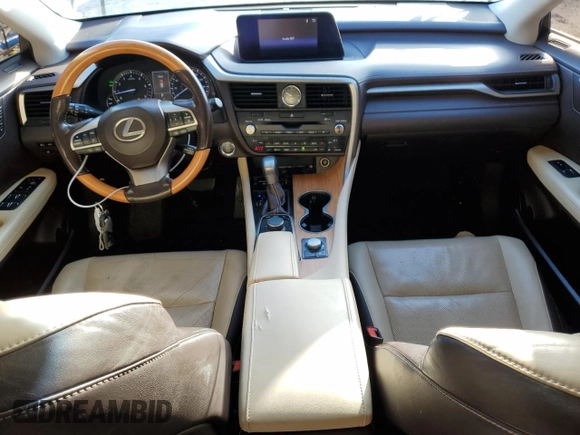 2018 Lexus RX with VIN JTJGZKCA7J2004019, listed as a Copart auction lot 89269035 with 123,825 mi miles and Salvage Title. Bid and sale history available at carsss.com. Image 8.