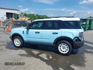 2023 Ford Bronco Sport Heritage with VIN 3FMCR9G63PRE21640, listed as a IAAI auction lot 42057428 with 29,628 mi miles and . Bid and sale history available at DreamBid. Image 14.