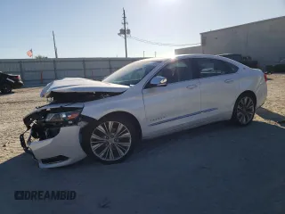 2017 Chevrolet Impala Premier with VIN 1G1145S34HU213348, listed as a Copart auction lot 81915514 with 106,988 mi miles and Salvage title. Bid and sale history available at DreamBid. Image 1.