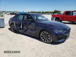 2024 BMW 4 Series M440i with VIN WBA63AW08RFP74812, listed as a Copart auction lot 47379994 with 12,719 mi miles and Non Repairable. Bid and sale history available at DreamBid. Image 4.