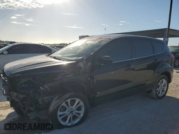 2019 Ford Escape SE with VIN 1FMCU0GD9KUA23052, listed as a Copart auction lot 46417955 with 54,576 mi miles and Salvage Title. Bid and sale history available at carsss.com. Image 1.