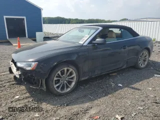 2014 Audi A5 Premium Plus z VIN WAULFAFH1EN001860, wystawiony jako Copart lot #59681705 z przebiegiem 88 813 mil mil oraz Czysty tytuł • Clean title. Historia ofert i sprzedaży dostępna na DreamBid. Obrazek 1.
