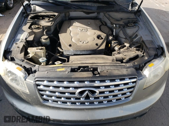 2005 Infiniti FX35 with VIN JNRAS08U65X109597, listed as a Copart auction lot 74576584 with 198,733 mi miles and Salvage Title. Bid and sale history available at carsss.com. Image 12.