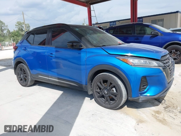2021 Nissan Kicks SR with VIN 3N1CP5DV2ML498807, listed as a IAAI auction lot 41880588 with 92,794 mi miles and . Bid and sale history available at DreamBid. Image 13.