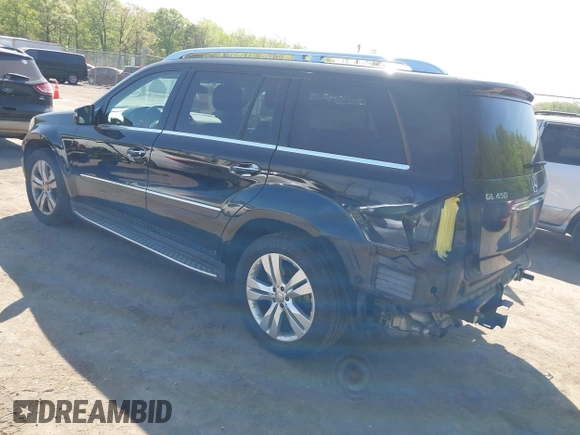 2012 Mercedes-Benz GL-Class GL 450 with VIN 4JGBF7BEXCA790393, listed as a IAAI auction lot 42082681 with 143,095 mi miles. Bid and sale history available at carsss.com. Image 3.