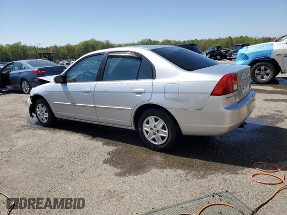 2003 Honda Civic LX with VIN 2HGES16593H543079, listed as a Copart auction lot 51772945 with 98,141 mi miles and Salvage Title. Bid and sale history available at carsss.com. Image 2.