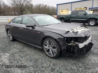 2017 Audi A7 Prestige with VIN WAU22AFC8HN043832, listed as a Copart auction lot 42412214 with 76,025 mi miles. Bid and sale history available at carsss.com. Image 4.
