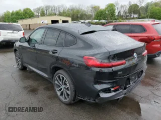 2020 BMW X4 M40i with VIN 5UX2V5C09L9B33814, listed as a Copart auction lot 49206023 with 25,250 mi miles. Bid and sale history available at carsss.com. Image 2.