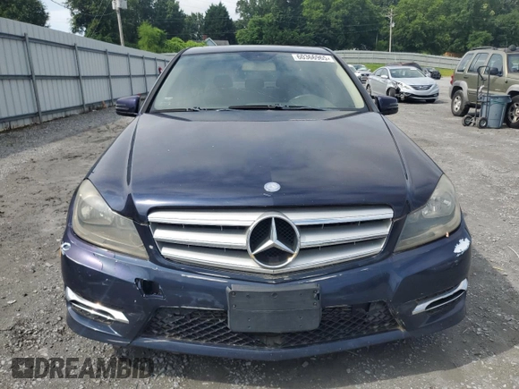 2012 Mercedes-Benz C 250 Sport with VIN WDDGF4HB3CR198945, listed as a Copart auction lot 60366965 with Not provided miles and Clean title. Bid and sale history available at DreamBid. Image 5.