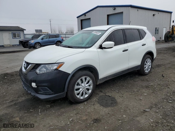 2016 Nissan Rogue S with VIN KNMAT2MV1GP704769, listed as a Copart auction lot 50596625 with 141,154 mi miles and Clean Title. Bid and sale history available at carsss.com. Image 1.