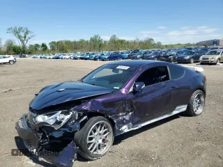2014 Hyundai Genesis Coupe Ultimate with VIN KMHHU6KJ3EU119236, listed as a Copart auction lot 55404195 with 69,459 mi miles and Salvage title. Bid and sale history available at DreamBid. Image 1.