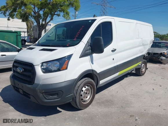 2020 Ford Transit Cargo Van with VIN 1FTBR1Y8XLKB35493, listed as a IAAI auction lot 41887907 with 95,858 mi miles. Bid and sale history available at carsss.com. Image 17.