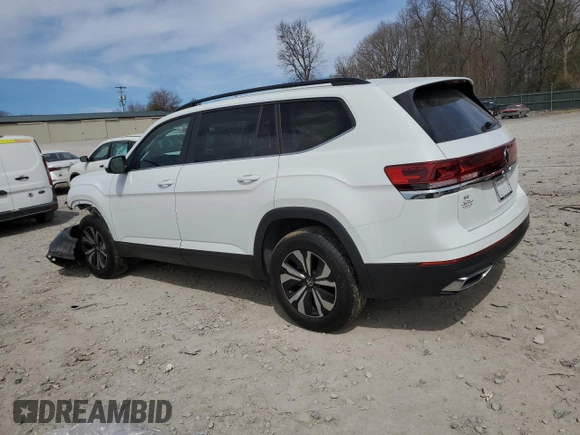 2024 Volkswagen Atlas SE with VIN 1V2LR2CAXRC548312, listed as a Copart auction lot 48427095 with 16,051 mi miles and Salvage title. Bid and sale history available at DreamBid. Image 2.