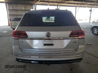 2019 Volkswagen Atlas SEL R-Line with VIN 1V2RR2CA3KC552024, listed as a Copart auction lot 55373015 with 110,655 mi miles and Salvage title. Bid and sale history available at DreamBid. Image 6.