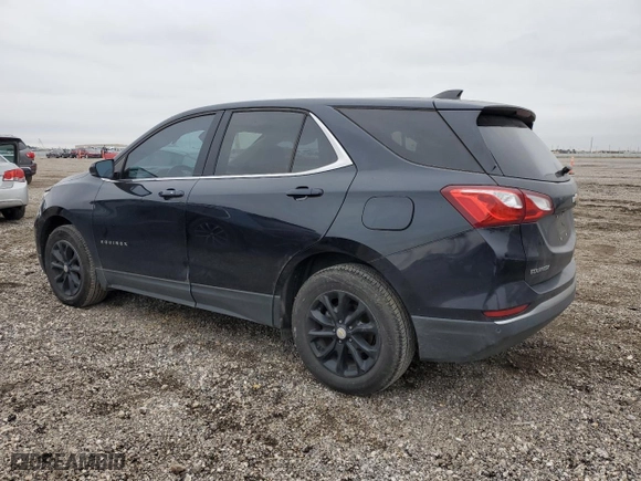 2020 Chevrolet Equinox LT with VIN 2GNAXUEV9L6237052, listed as a Copart auction lot 46254575 with 87,763 mi miles and Salvage Title. Bid and sale history available at carsss.com. Image 2.
