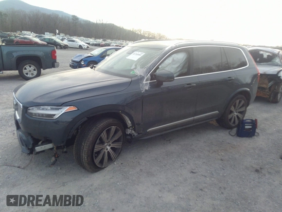 2024 Volvo XC90 Plus Bright Theme with VIN YV4062PE3R1190974, listed as a IAAI auction lot 41785085 with 12,283 mi miles and . Bid and sale history available at DreamBid. Image 2.
