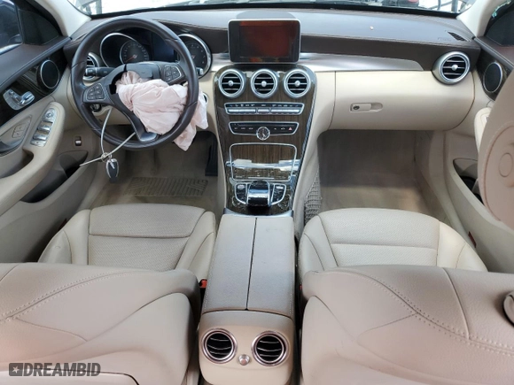 2016 Mercedes-Benz C-Class C 300 Luxury with VIN 55SWF4KB9GU135146, listed as a Copart auction lot 51378495 with 0 mi miles and Salvage Title. Bid and sale history available at carsss.com. Image 8.