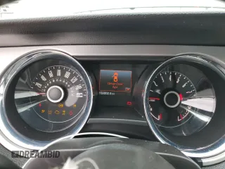 2014 Ford Mustang V6 with VIN 1ZVBP8EM1E5205591, listed as a Copart auction lot 87400314 with 102,002 mi miles and Salvage Title. Bid and sale history available at carsss.com. Image 9.