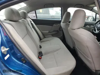 2013 Honda Civic Sdn LX with VIN 2HGFB2F54DH552705, listed as a Copart auction lot 53898565 with 0 mi miles and Clean Title. Bid and sale history available at carsss.com. Image 10.