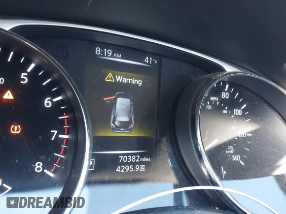 2015 Nissan Rogue S with VIN KNMAT2MV6FP540952, listed as a IAAI auction lot 41858193 with 70,382 mi miles. Bid and sale history available at carsss.com. Image 7.