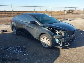 2014 Hyundai Elantra SE with VIN KMHDH4AE8EU150798, listed as a IAAI auction lot 41752024 with 115,963 mi miles. Bid and sale history available at carsss.com. Image 1.