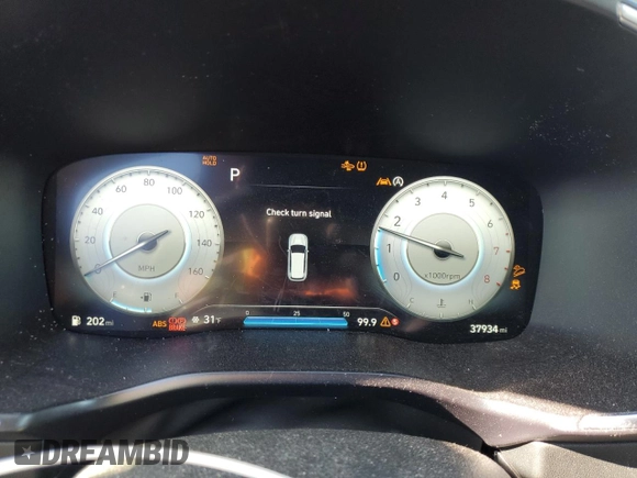 2022 Hyundai Santa Fe XRT with VIN 5NMS6DAJ3NH480290, listed as a Copart auction lot 42903525 with 37,934 mi miles and Salvage Title. Bid and sale history available at carsss.com. Image 9.