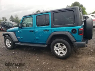 2020 Jeep Wrangler Unlimited Sport S z VIN 1C4HJXDG8LW163366, wystawiony jako Copart lot #57572465 z przebiegiem 57 672 mil mil oraz Szkoda całkowita • Salvage title. Historia ofert i sprzedaży dostępna na DreamBid. Obrazek 2.