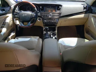 2014 Kia Cadenza Premium with VIN KNALN4D71E5151224, listed as a Copart auction lot 61832434 with 95,108 mi miles and Salvage Title. Bid and sale history available at carsss.com. Image 8.