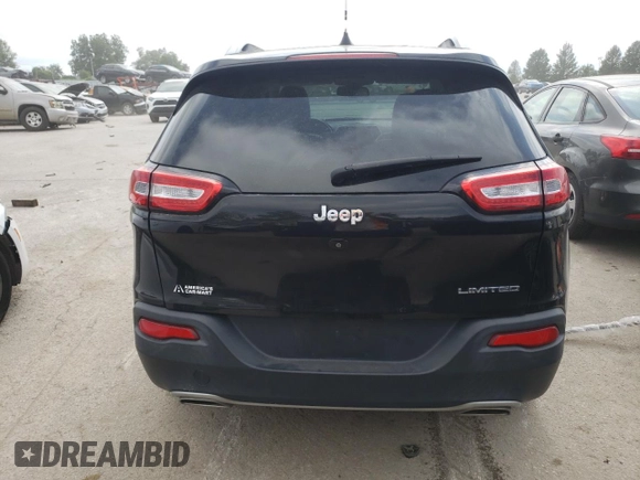 2016 Jeep Cherokee Limited with VIN 1C4PJLDS0GW106917, listed as a Copart auction lot 66001654 with 119,071 mi miles and Salvage Title. Bid and sale history available at carsss.com. Image 6.