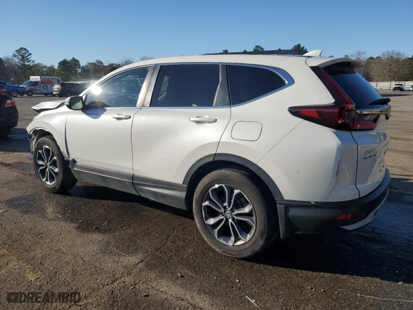 2021 Honda CR-V EX with VIN 2HKRW1H55MH408207, listed as a Copart auction lot 45694225 with 55,686 mi miles and Salvage Title. Bid and sale history available at carsss.com. Image 2.