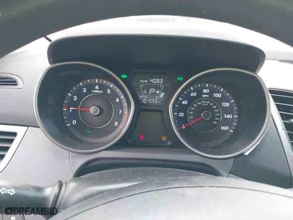 2016 Hyundai Elantra SE with VIN 5NPDH4AE7GH785402, listed as a IAAI auction lot 41902194 with 101,593 mi miles. Bid and sale history available at carsss.com. Image 7.