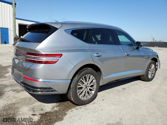 2025 Genesis GV80 Standard with VIN KMUHFESB4SU236284, listed as a Copart auction lot 47056855 with 10,311 mi miles and Salvage Title. Bid and sale history available at carsss.com. Image 3.