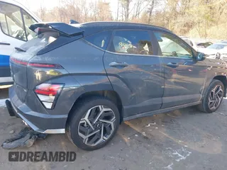 2024 Hyundai Kona N Line with VIN KM8HACA33RU166301, listed as a IAAI auction lot 41311648 with 489 mi miles. Bid and sale history available at carsss.com. Image 13.
