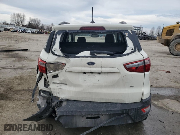 2021 Ford EcoSport SE with VIN MAJ3S2GE6MC404113, listed as a Copart auction lot 46473205 with 66,629 mi miles and Salvage Title. Bid and sale history available at carsss.com. Image 6.