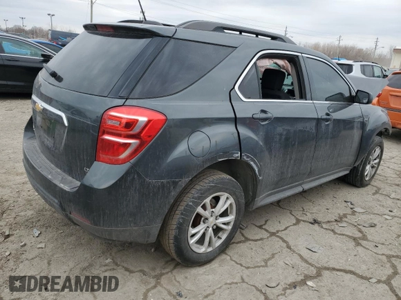 2017 Chevrolet Equinox LT with VIN 2GNALCEK0H1578808, listed as a Copart auction lot 46187145 with 102,622 mi miles and Salvage Title. Bid and sale history available at carsss.com. Image 3.