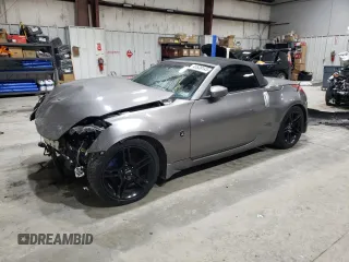 2007 Nissan 350Z Touring with VIN JN1BZ36A87M652810, listed as a Copart auction lot 45538145 with Not Provided miles and Salvage Title. Bid and sale history available at carsss.com. Image 1.