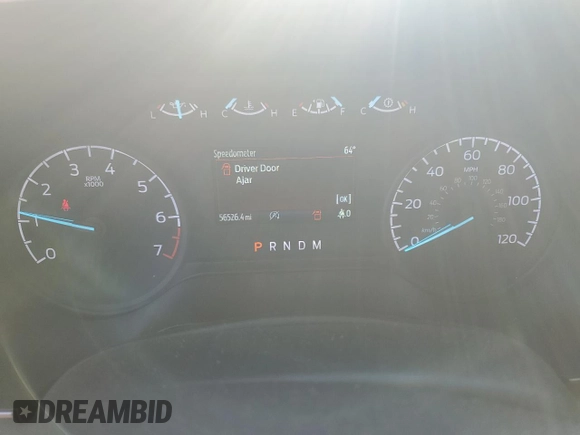 2023 Ford F-150 XL with VIN 1FTEW1C84PKD44022, listed as a Copart auction lot 48854095 with 56,526 mi miles and Clean title. Bid and sale history available at DreamBid. Image 9.