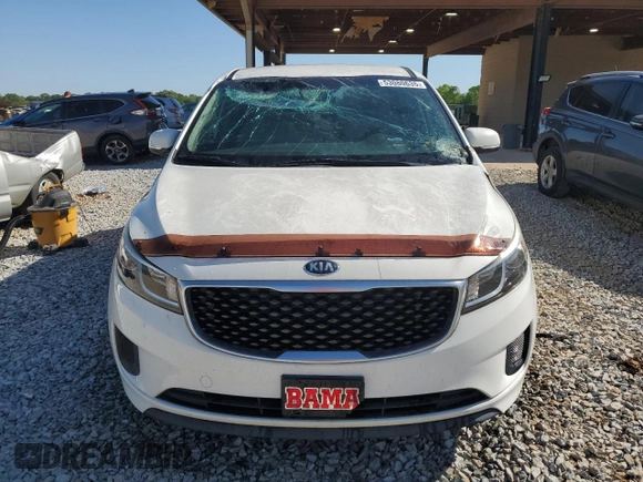 2016 Kia Sedona L with VIN KNDMA5C16G6208049, listed as a Copart auction lot 53080635 with 92,374 mi miles and Salvage Title. Bid and sale history available at carsss.com. Image 5.