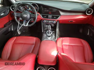 2020 Alfa Romeo Giulia Ti with VIN ZARFANBN2L7636661, listed as a Copart auction lot 69592394 with 53,731 mi miles and Salvage Title. Bid and sale history available at carsss.com. Image 8.