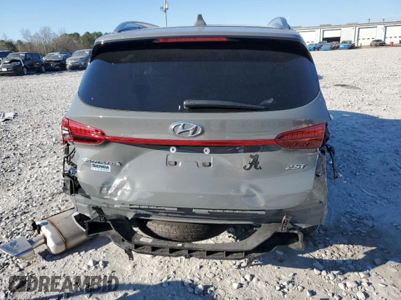 2023 Hyundai Santa Fe Limited with VIN 5NMS44AL7PH486152, listed as a Copart auction lot 46529495 with 0 mi miles and Salvage Title. Bid and sale history available at carsss.com. Image 6.