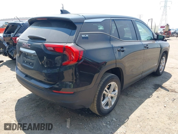 2019 GMC Terrain SLE with VIN 3GKALMEV9KL368629, listed as a IAAI auction lot 42411832 with 46,639 mi miles and . Bid and sale history available at DreamBid. Image 4.