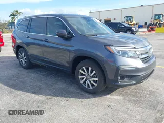 2021 Honda Pilot EX-L with VIN 5FNYF5H56MB011624, listed as a IAAI auction lot 41628621 with 30,645 mi miles. Bid and sale history available at carsss.com. Image 1.