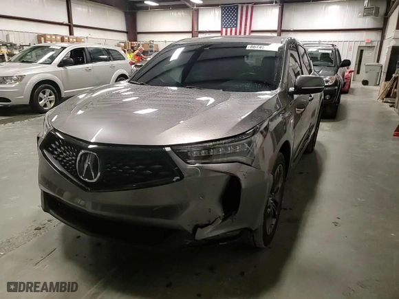 2023 Acura RDX w/A-Spec Package with VIN 5J8TC1H67PL005466, listed as a Copart auction lot 86745844 with 19,304 mi miles and Salvage Title. Bid and sale history available at carsss.com. Image 13.