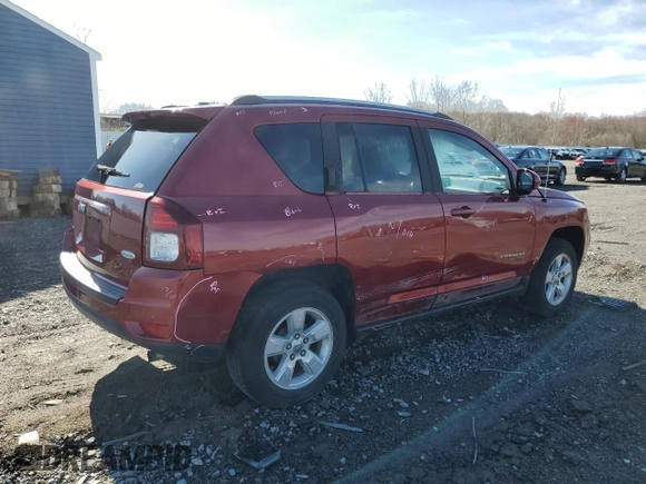 2016 Jeep Compass Latitude z VIN 1C4NJCEA4GD619757, wystawiony jako Copart lot #52113325 z przebiegiem 98 912 mil mil oraz Szkoda całkowita • Salvage title. Historia ofert i sprzedaży dostępna na DreamBid. Obrazek 3.