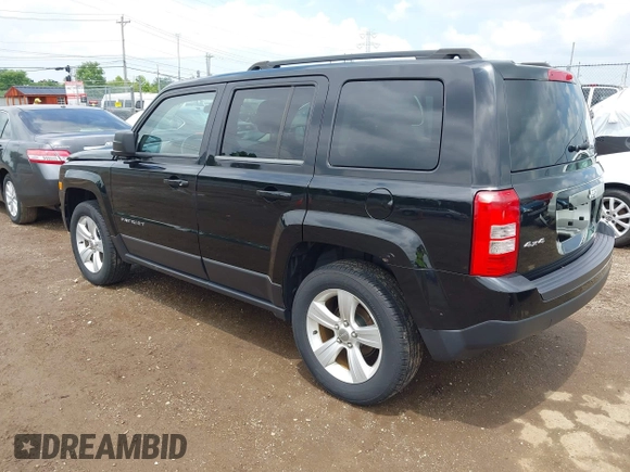 2014 Jeep Patriot Latitude with VIN 1C4NJRFB1ED616001, listed as a IAAI auction lot 42722459 with 81,561 mi miles and . Bid and sale history available at DreamBid. Image 3.