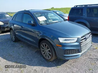 2018 Audi Q3 Premium Plus with VIN WA1JCCFS1JR007553, listed as a IAAI auction lot 41775321 with 81,665 mi miles and . Bid and sale history available at DreamBid. Image 1.
